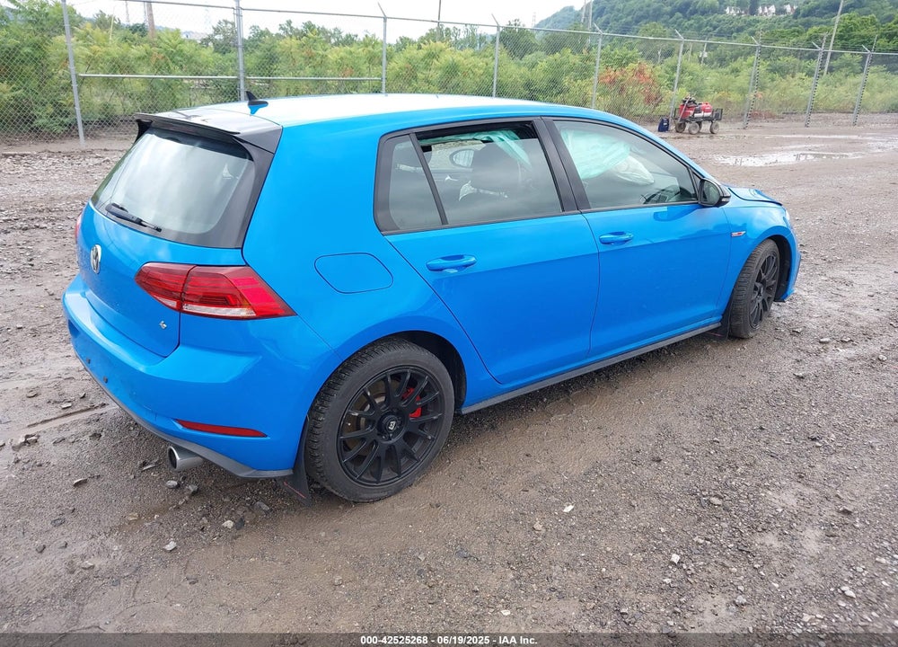 2019 VOLKSWAGEN GTI VIN: 3VW6T7AU1KM009573