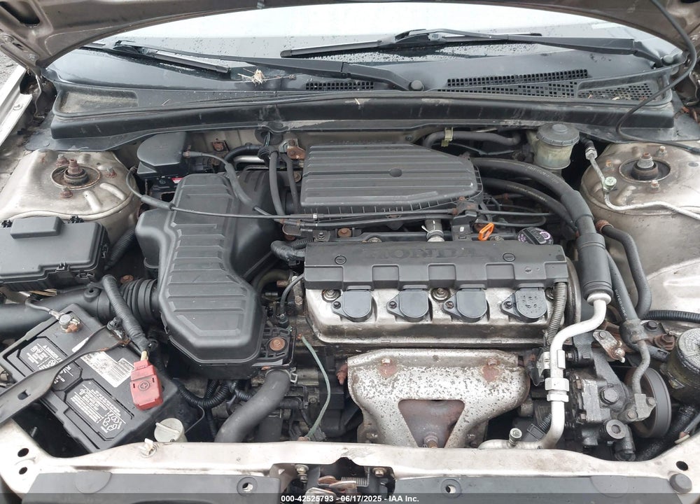 2001 HONDA CIVIC LX VIN: JHMES165X1S010029