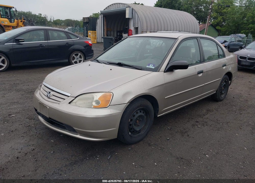 2001 HONDA CIVIC LX VIN: JHMES165X1S010029