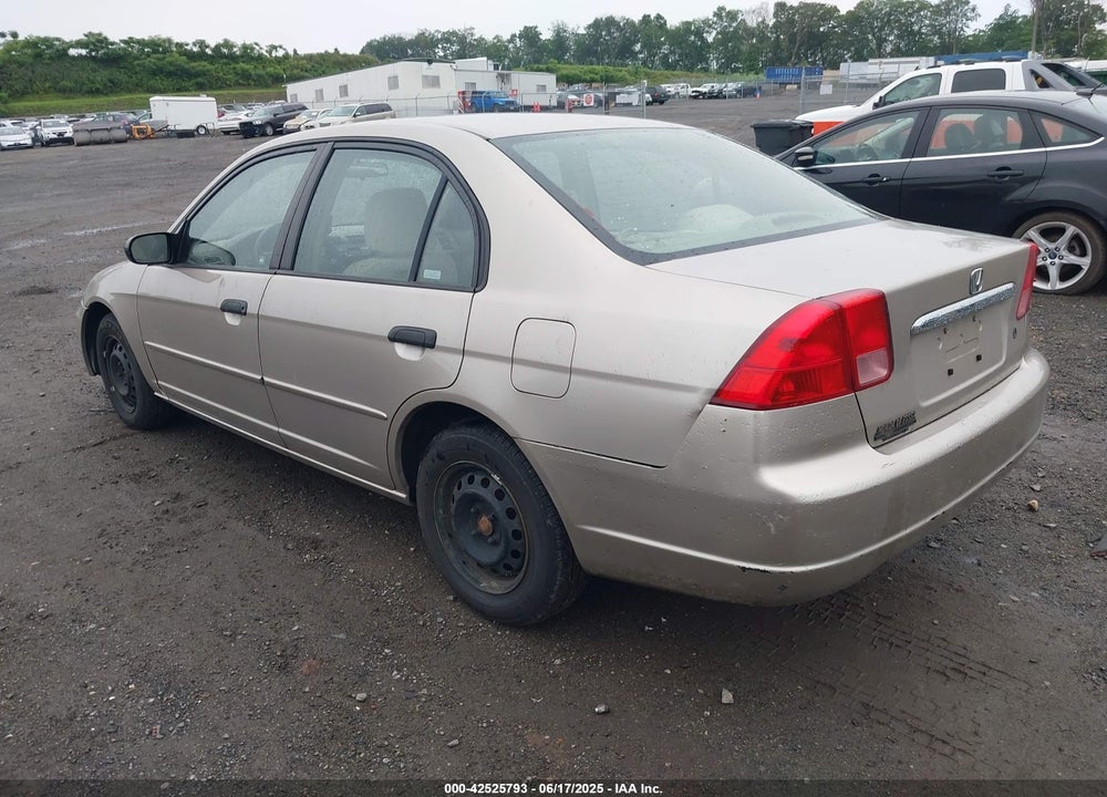2001 HONDA CIVIC LX VIN: JHMES165X1S010029