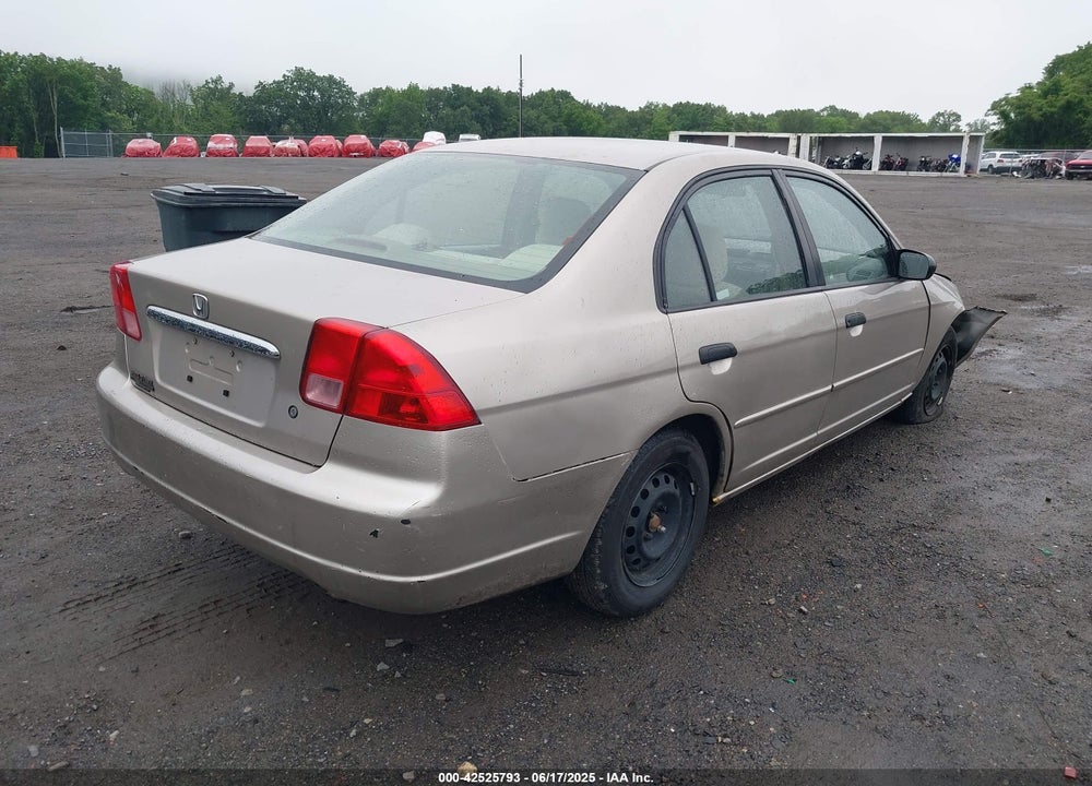 2001 HONDA CIVIC LX VIN: JHMES165X1S010029