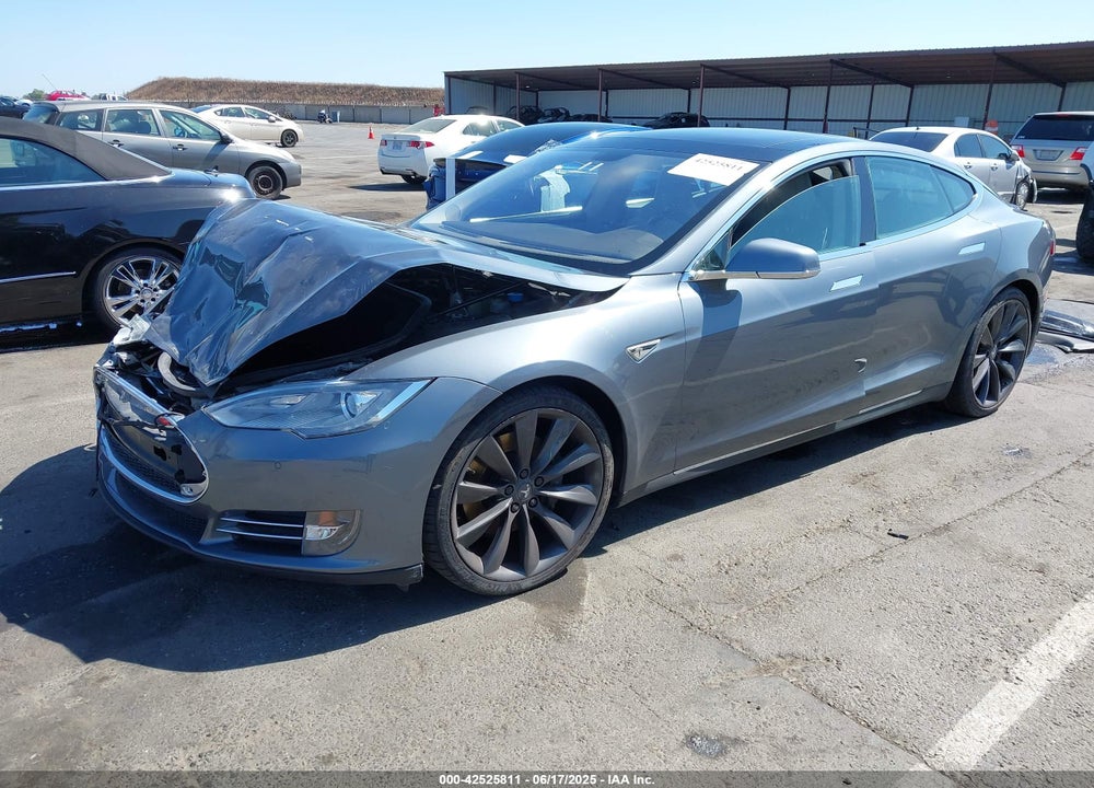2014 TESLA MODEL S P85 VIN: 5YJSA1H19EFP36971
