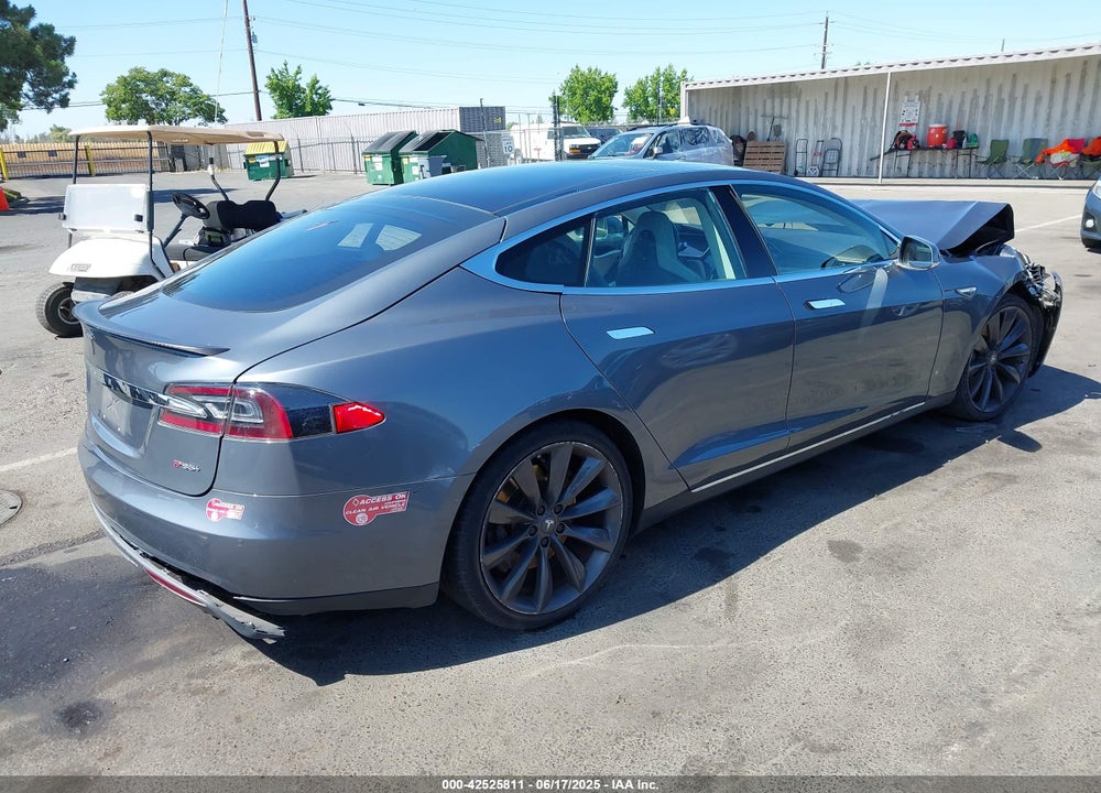 2014 TESLA MODEL S P85 VIN: 5YJSA1H19EFP36971
