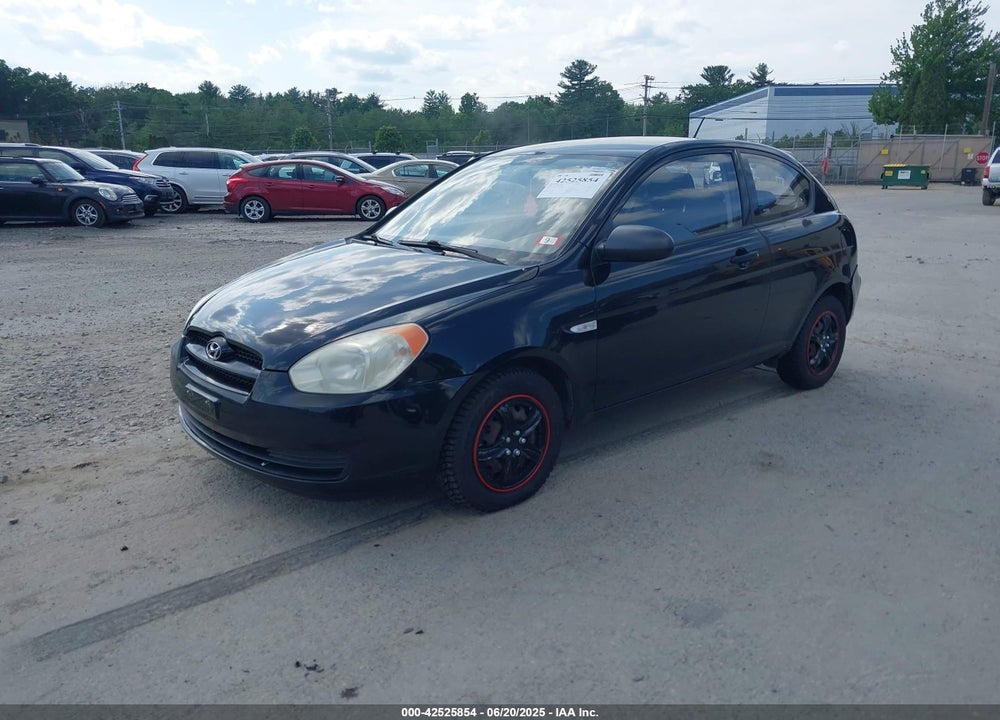 2007 HYUNDAI ACCENT GS VIN: KMHCM36C47U035496