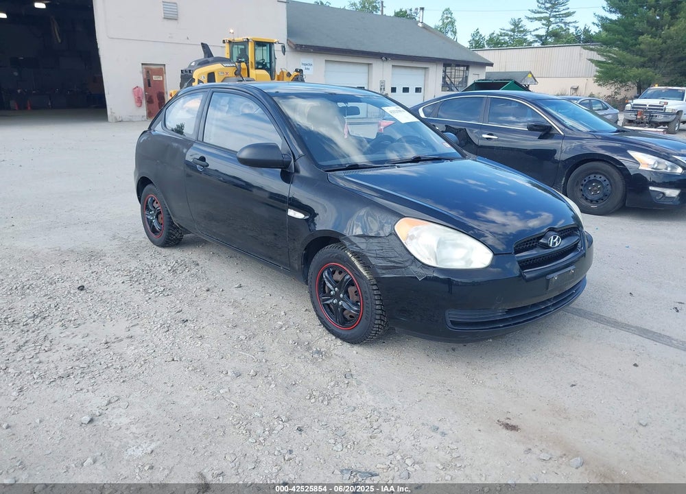 2007 HYUNDAI ACCENT GS VIN: KMHCM36C47U035496