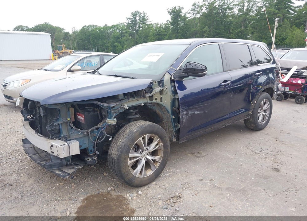2014 TOYOTA HIGHLANDER VIN: 5TDBKRFH7ES018603