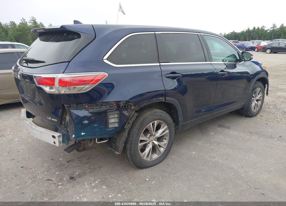 2014 TOYOTA HIGHLANDER VIN: 5TDBKRFH7ES018603