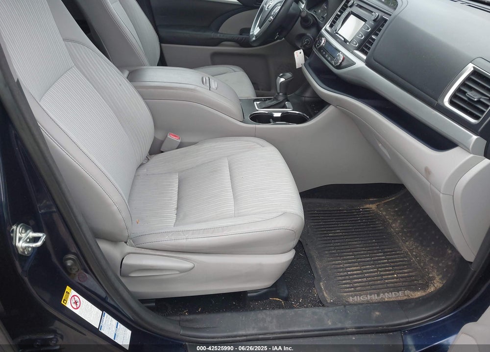 2014 TOYOTA HIGHLANDER VIN: 5TDBKRFH7ES018603