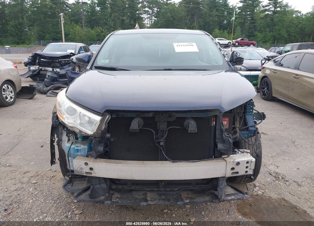 2014 TOYOTA HIGHLANDER VIN: 5TDBKRFH7ES018603