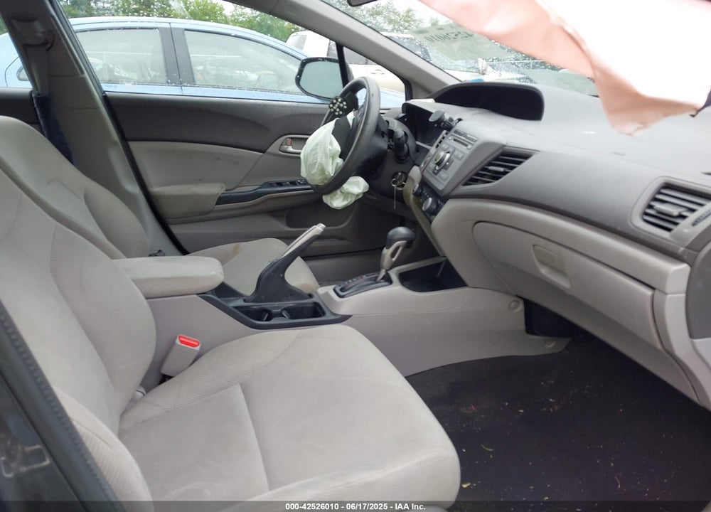 2012 HONDA CIVIC VIN: 2HGFB2F51CH563532