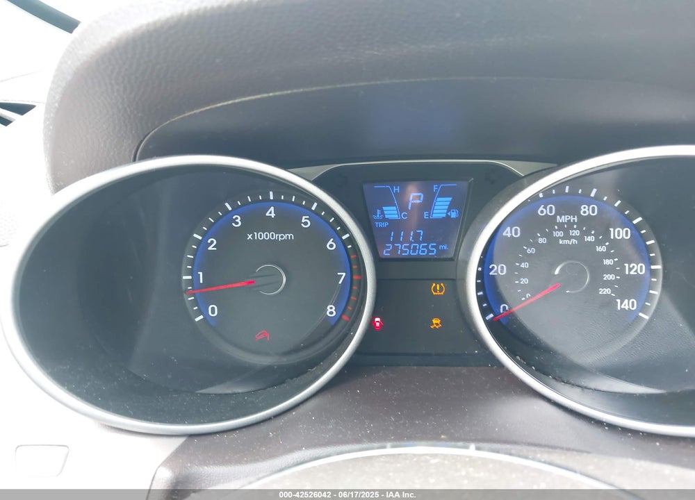 2013 HYUNDAI TUCSON VIN: KM8JU3ACXDU607844