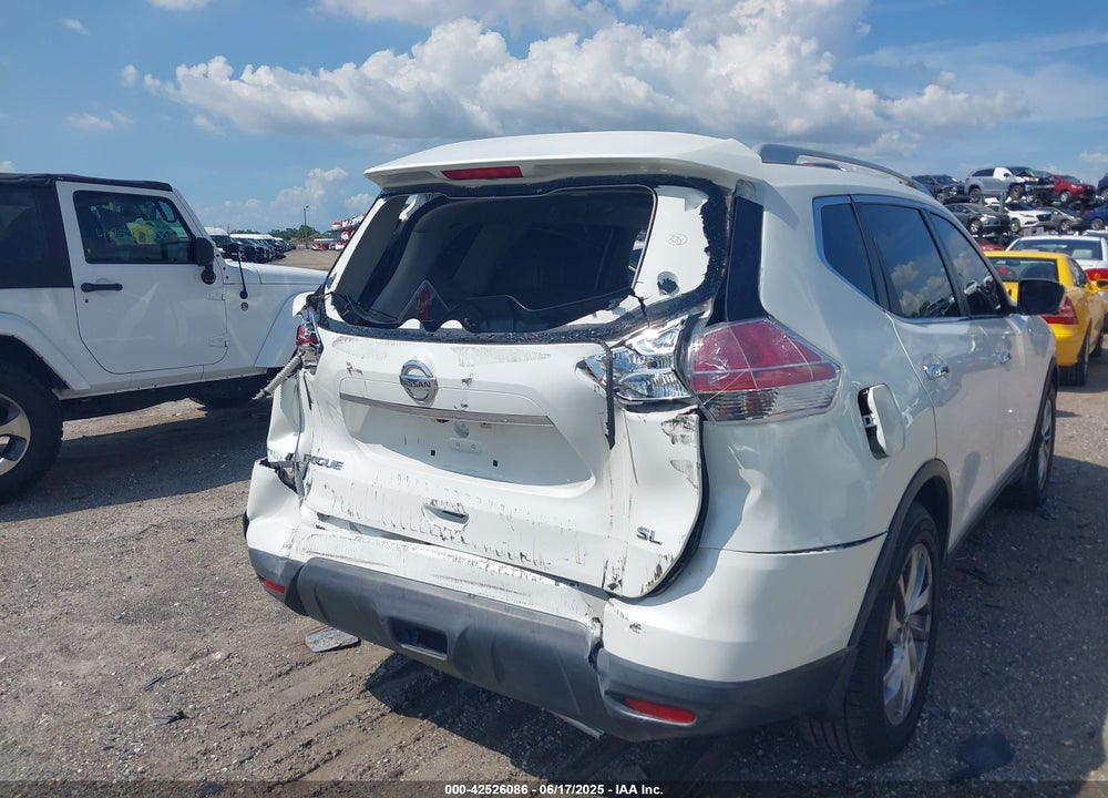 2015 NISSAN ROGUE SL VIN: 5N1AT2MTXFC901875