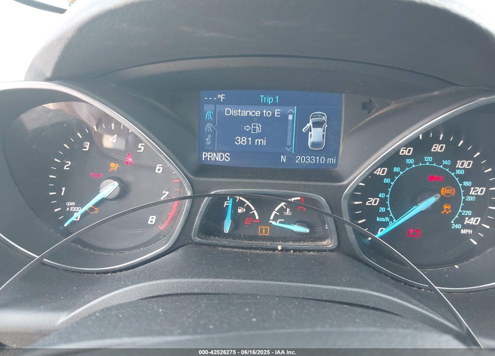 2013 FORD ESCAPE VIN: 1FMCU0GX9DUC42459