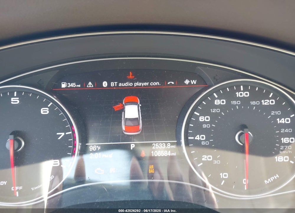 2016 AUDI A6 VIN: WAUGFAFC0GN166596