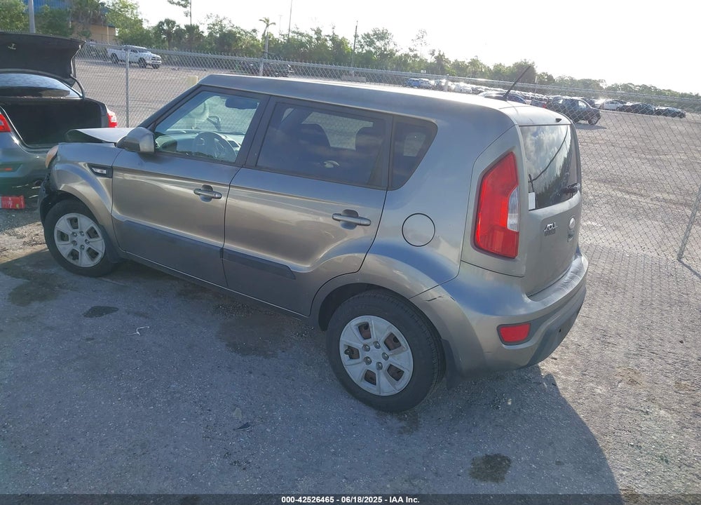 2013 KIA SOUL VIN: KNDJT2A53D7601708