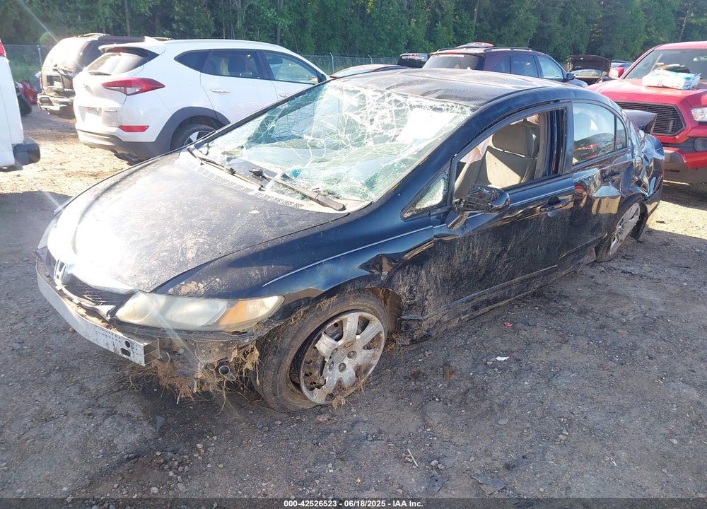 2009 HONDA CIVIC VIN: 2HGFA165X9H365697