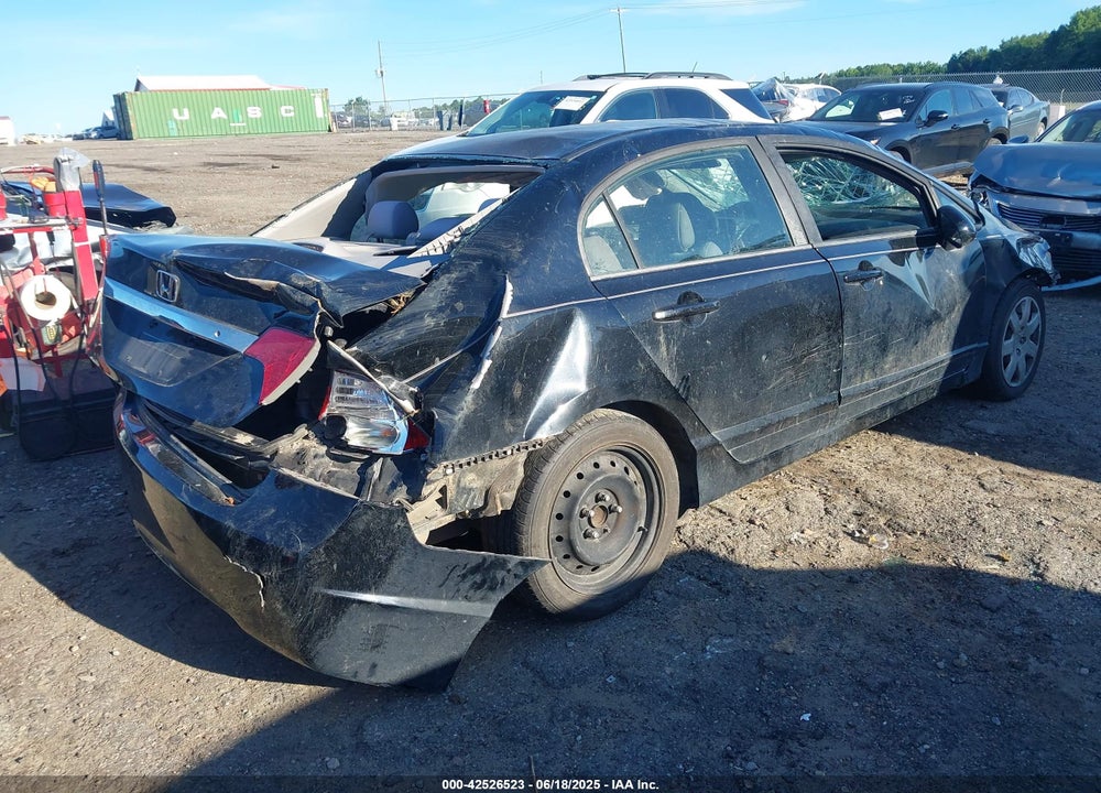 2009 HONDA CIVIC VIN: 2HGFA165X9H365697