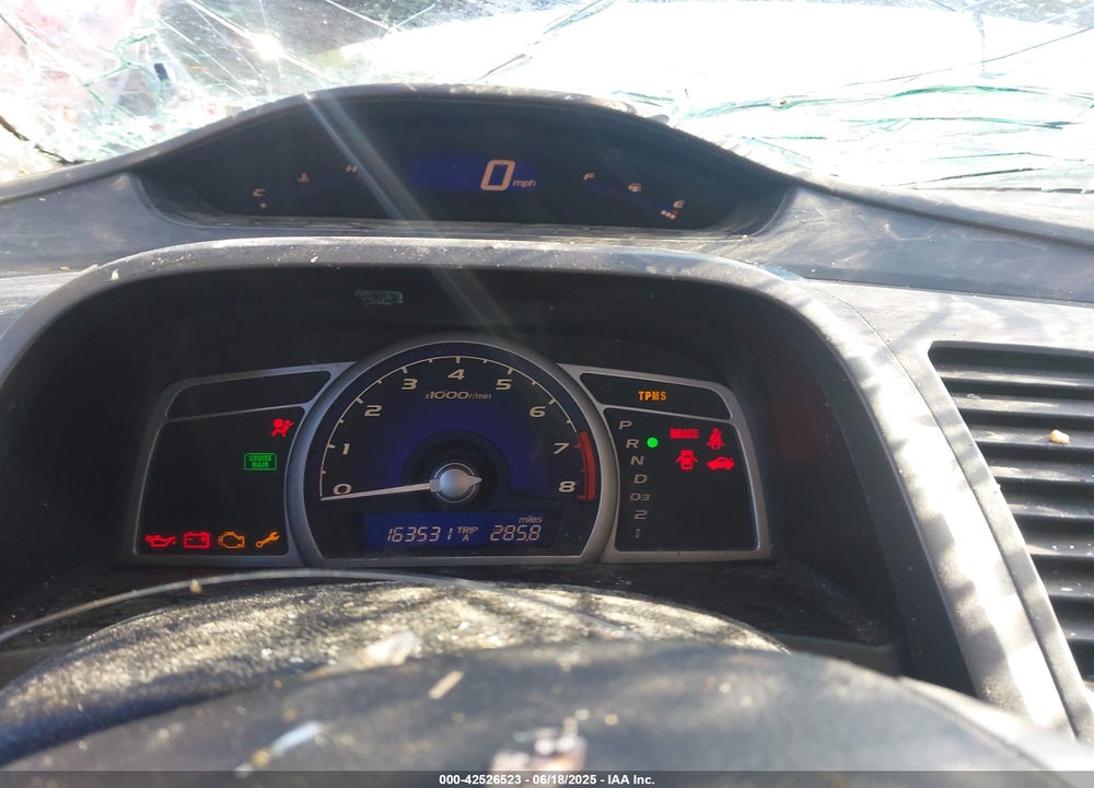 2009 HONDA CIVIC VIN: 2HGFA165X9H365697