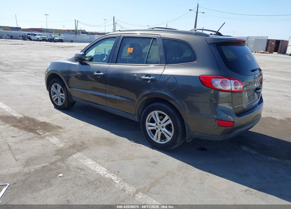 2012 HYUNDAI SANTA FE LIMITED V6 VIN: 5XYZK4AG3CG126162