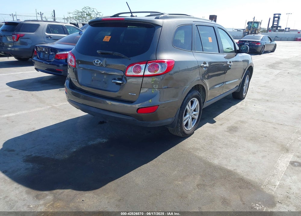 2012 HYUNDAI SANTA FE LIMITED V6 VIN: 5XYZK4AG3CG126162