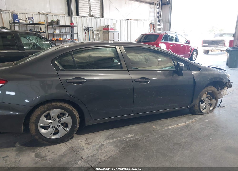 2015 HONDA CIVIC LX VIN: 19XFB2F56FE080505