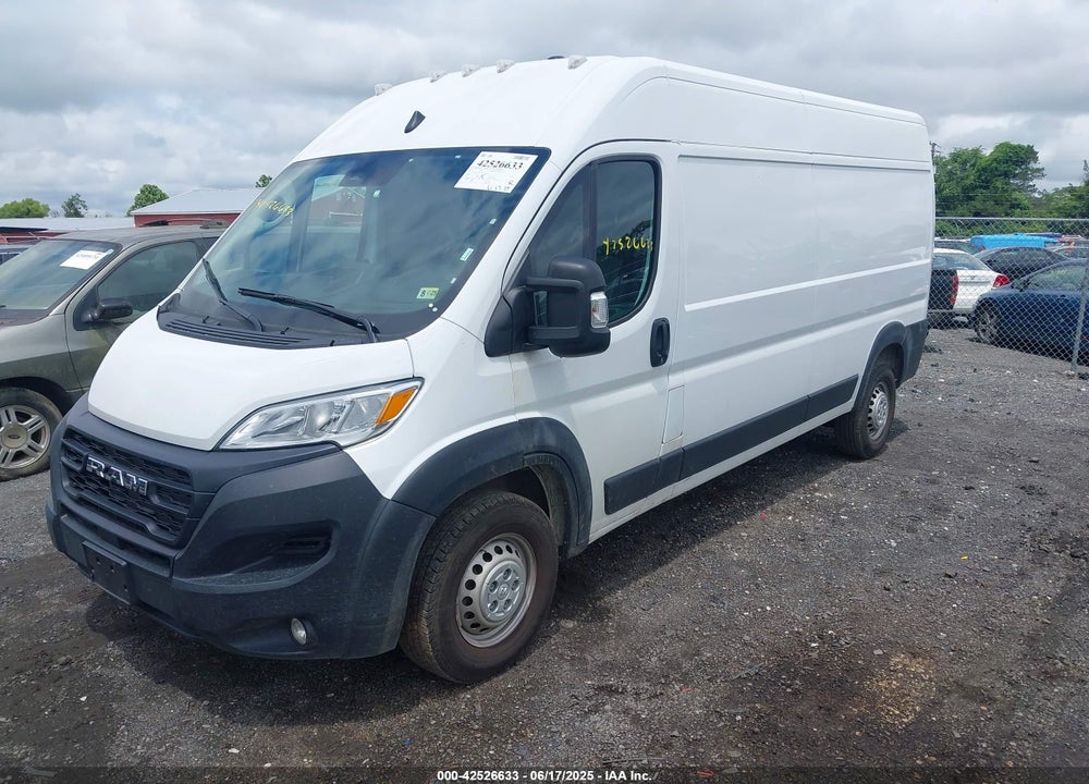 2024 RAM PROMASTER 2500 TRADESMAN HIGH ROOF 159 WB W/PASS SEAT VIN: 3C6LRVDG4RE150700