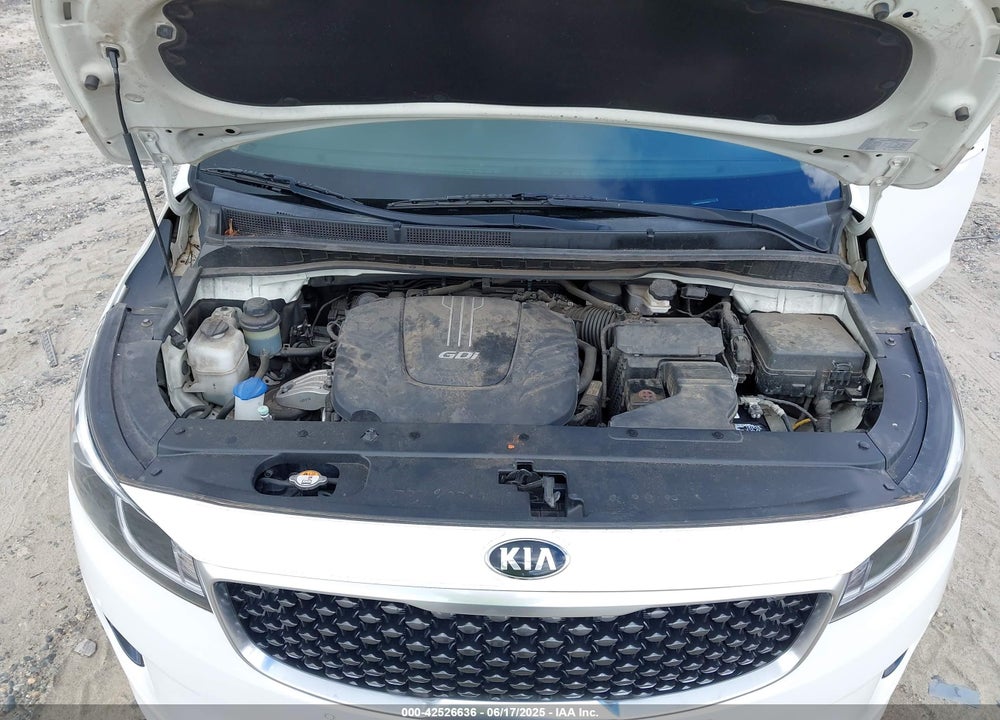 2017 KIA SEDONA EX VIN: KNDMC5C12H6260886