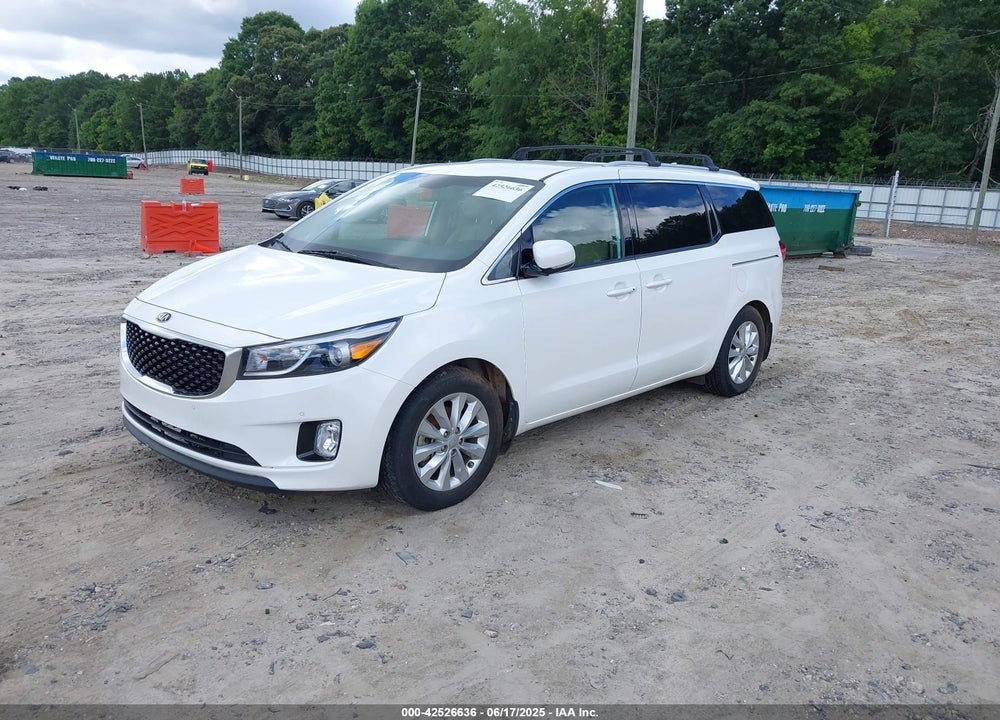 2017 KIA SEDONA EX VIN: KNDMC5C12H6260886