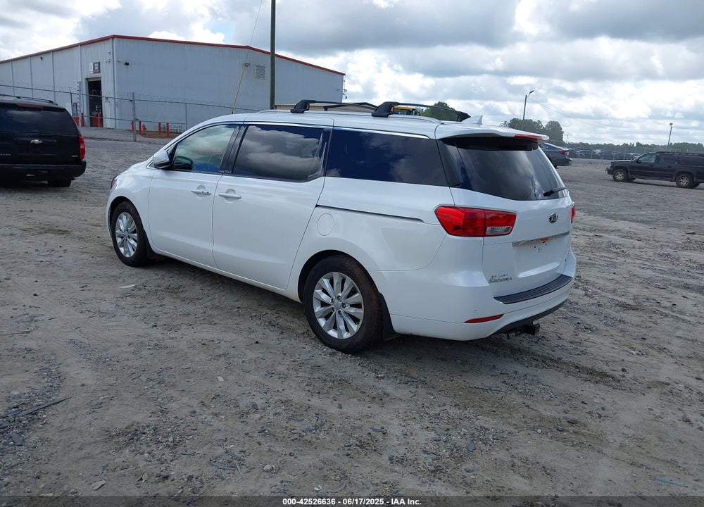 2017 KIA SEDONA EX VIN: KNDMC5C12H6260886
