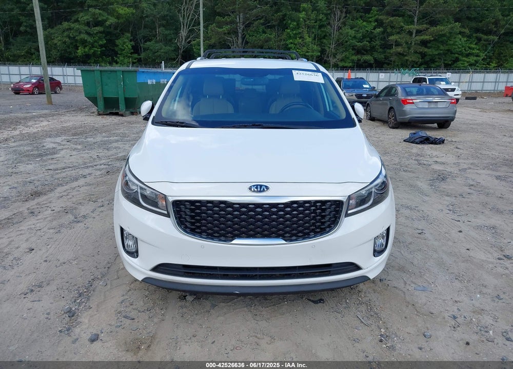 2017 KIA SEDONA EX VIN: KNDMC5C12H6260886