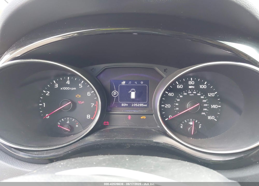 2017 KIA SEDONA EX VIN: KNDMC5C12H6260886