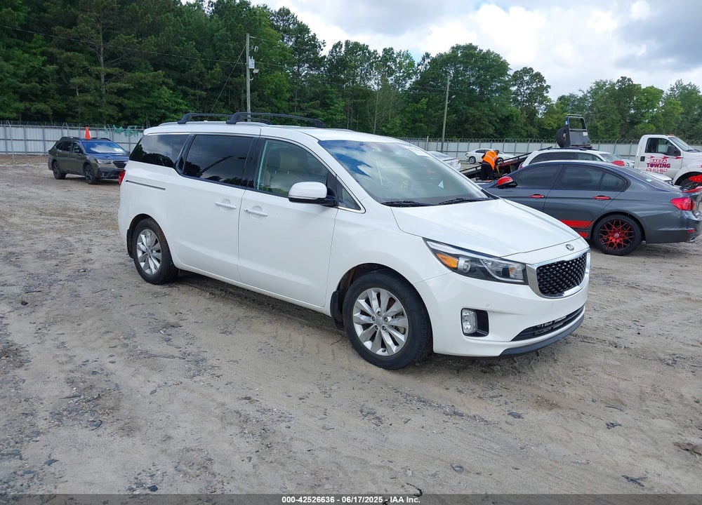 2017 KIA SEDONA EX VIN: KNDMC5C12H6260886