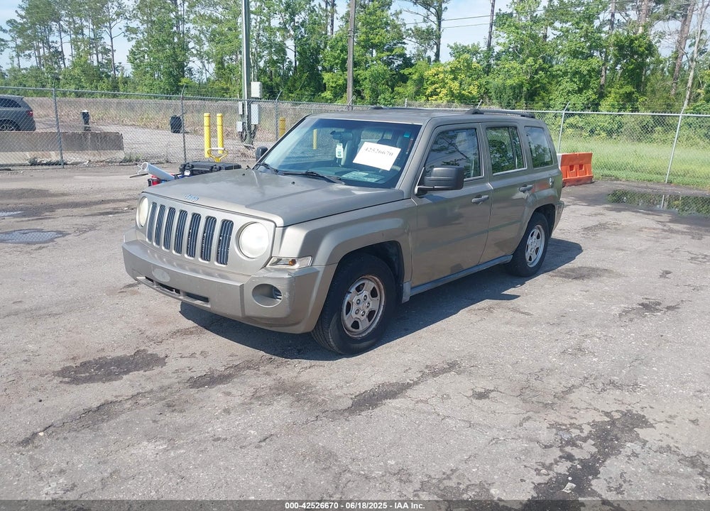 2008 JEEP PATRIOT VIN: 1J8FF28W38D700492