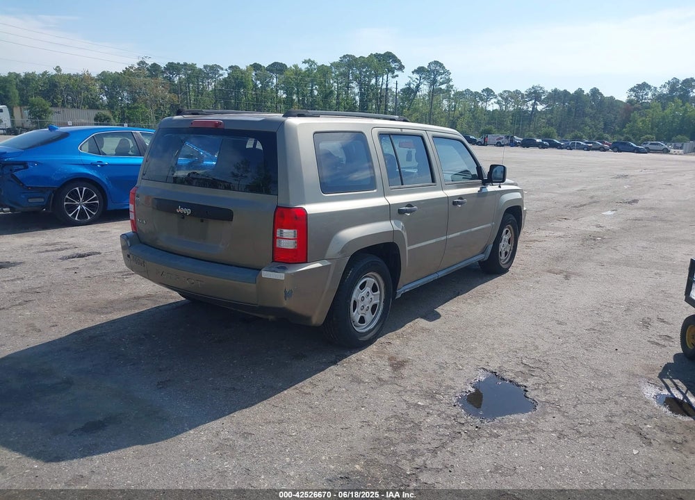 2008 JEEP PATRIOT VIN: 1J8FF28W38D700492