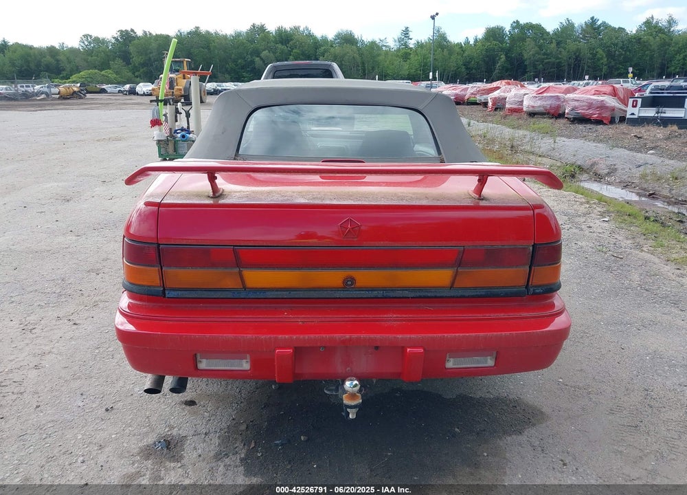 1993 CHRYSLER LEBARON VIN: 1C3XU4533PF668528