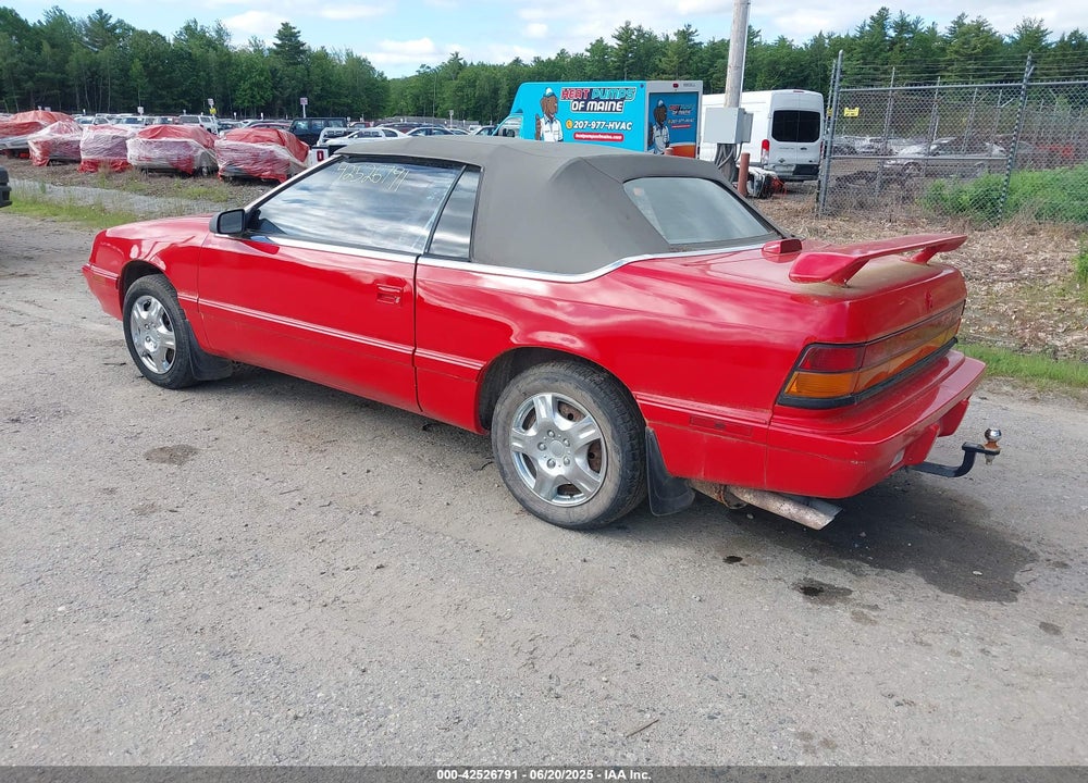 1993 CHRYSLER LEBARON VIN: 1C3XU4533PF668528