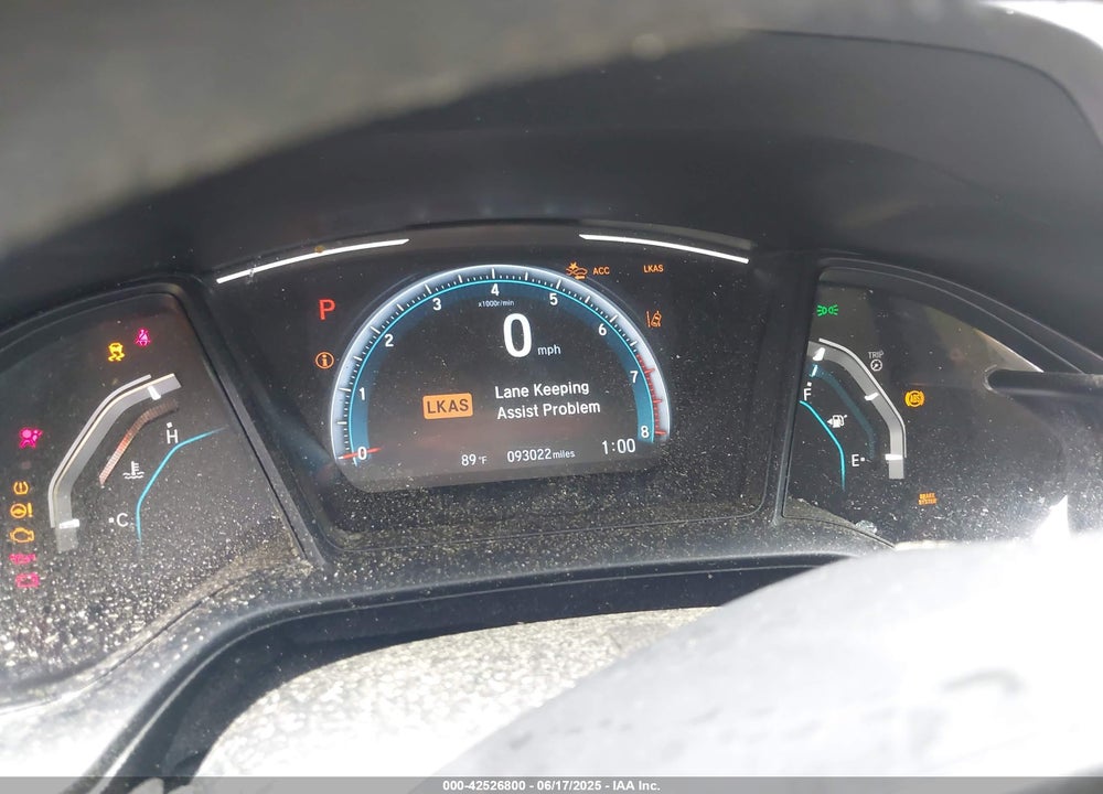 2019 HONDA CIVIC LX VIN: 2HGFC2F61KH534309