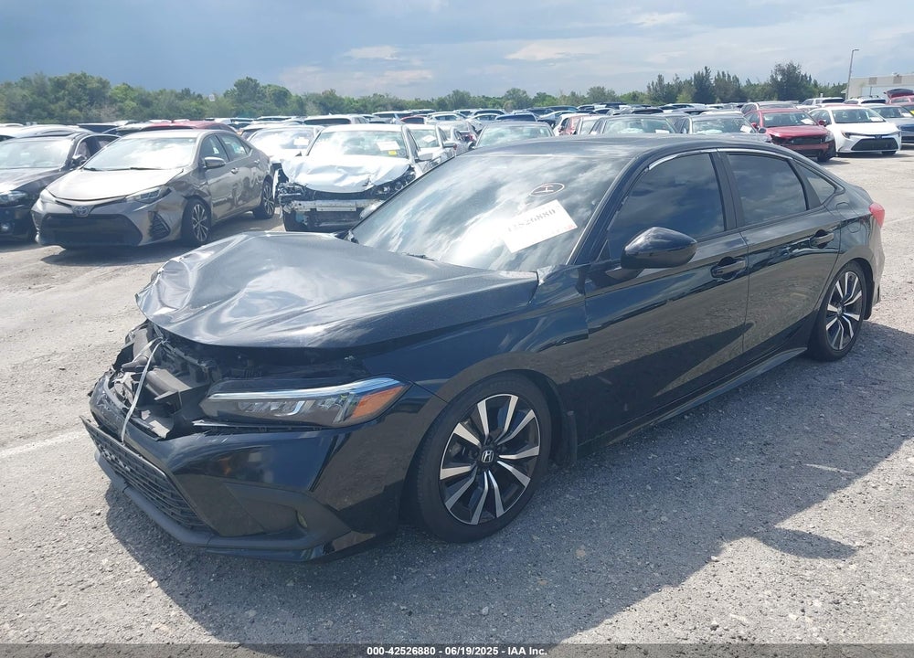 2022 HONDA CIVIC VIN: JHMFE1F76NX007392