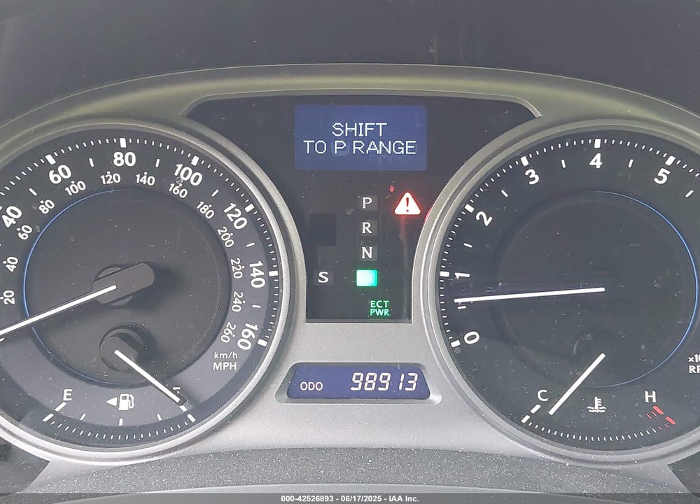 2007 LEXUS IS350 VIN: JTHBE262X75015874