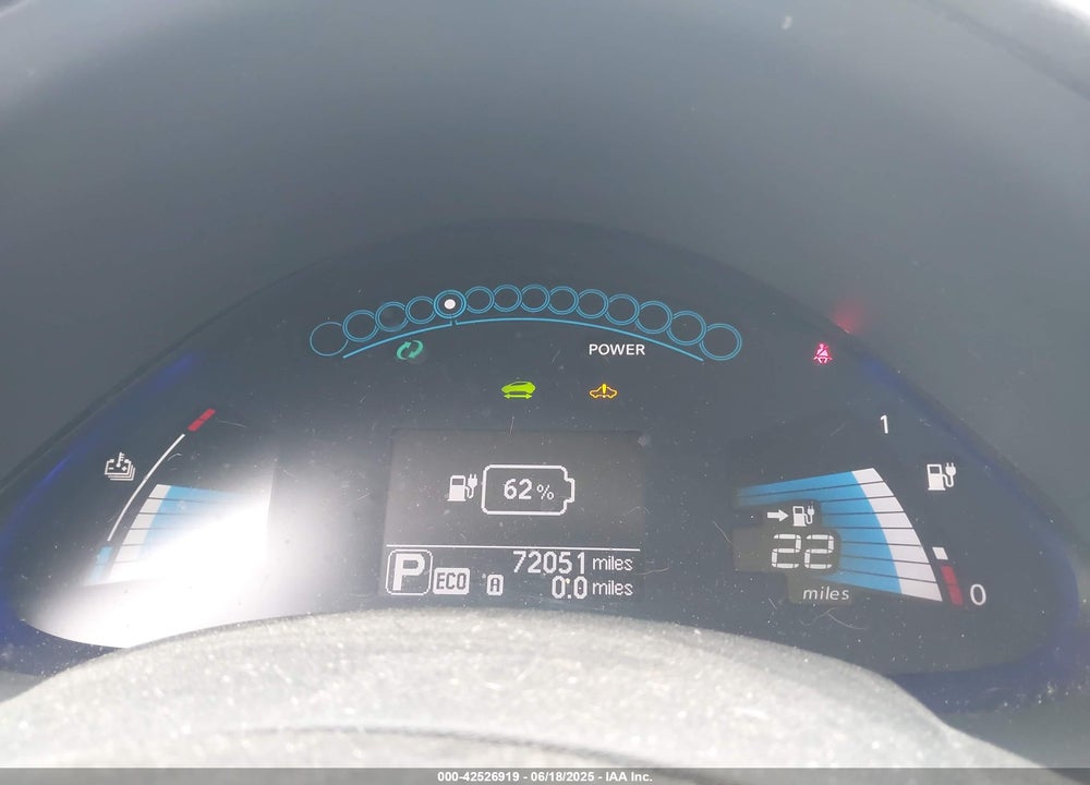 2013 NISSAN LEAF SL VIN: 1N4AZ0CP3DC404827