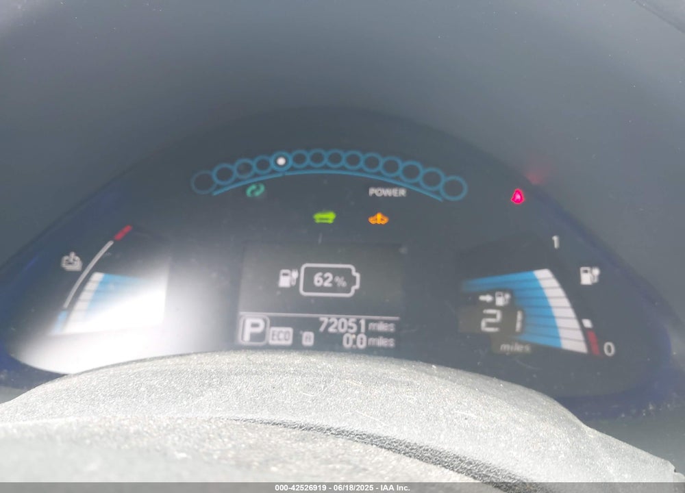 2013 NISSAN LEAF SL VIN: 1N4AZ0CP3DC404827
