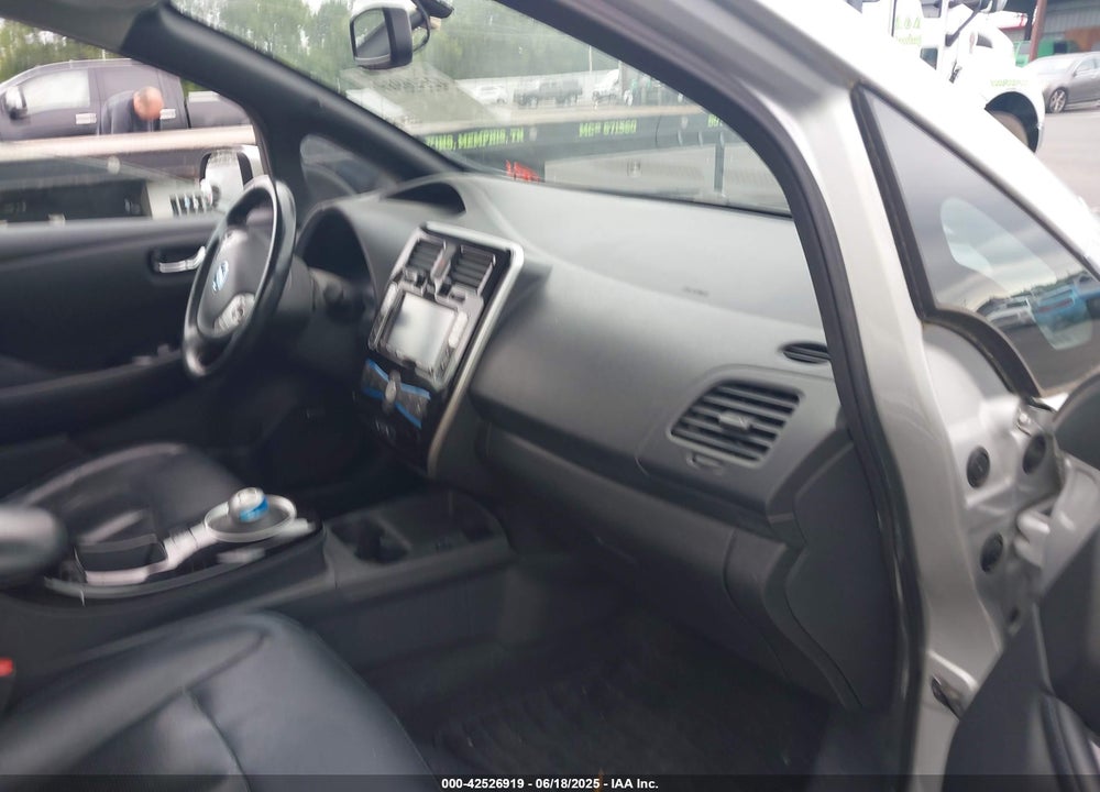 2013 NISSAN LEAF SL VIN: 1N4AZ0CP3DC404827