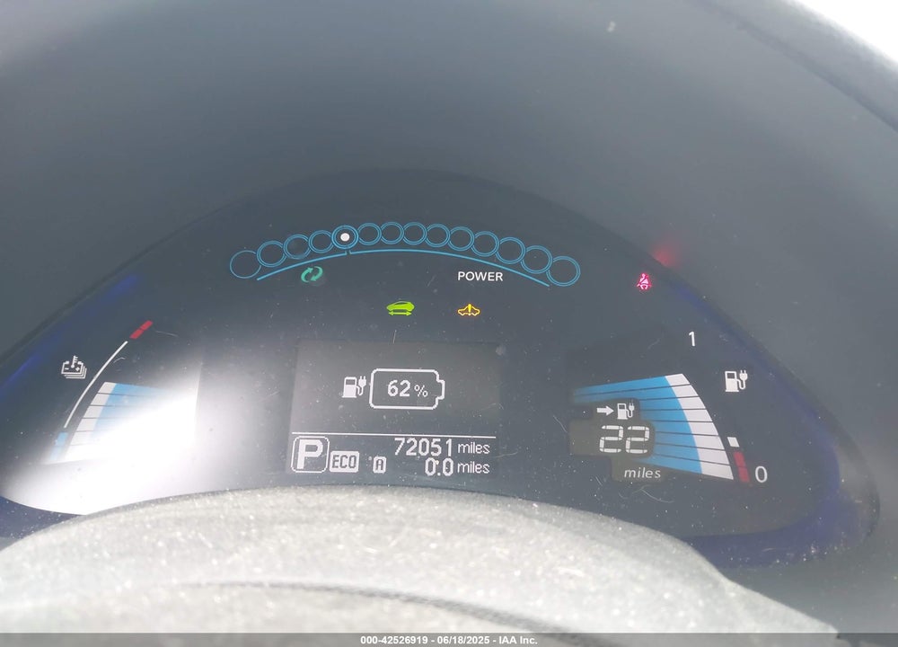 2013 NISSAN LEAF SL VIN: 1N4AZ0CP3DC404827