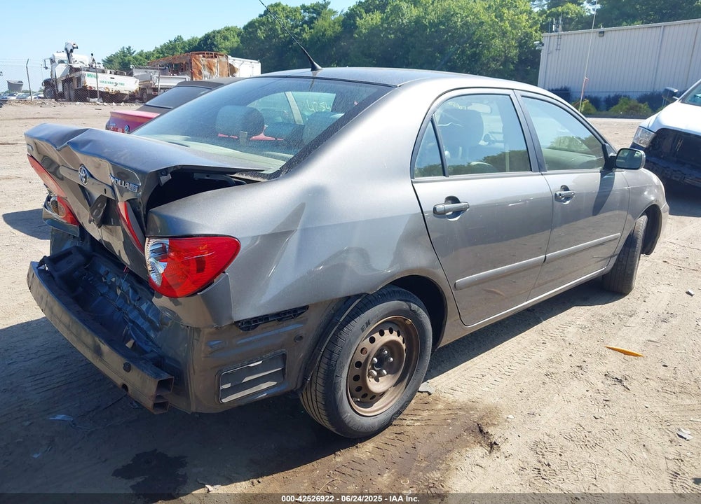 2008 TOYOTA COROLLA LE VIN: 2T1BR32E98C872249