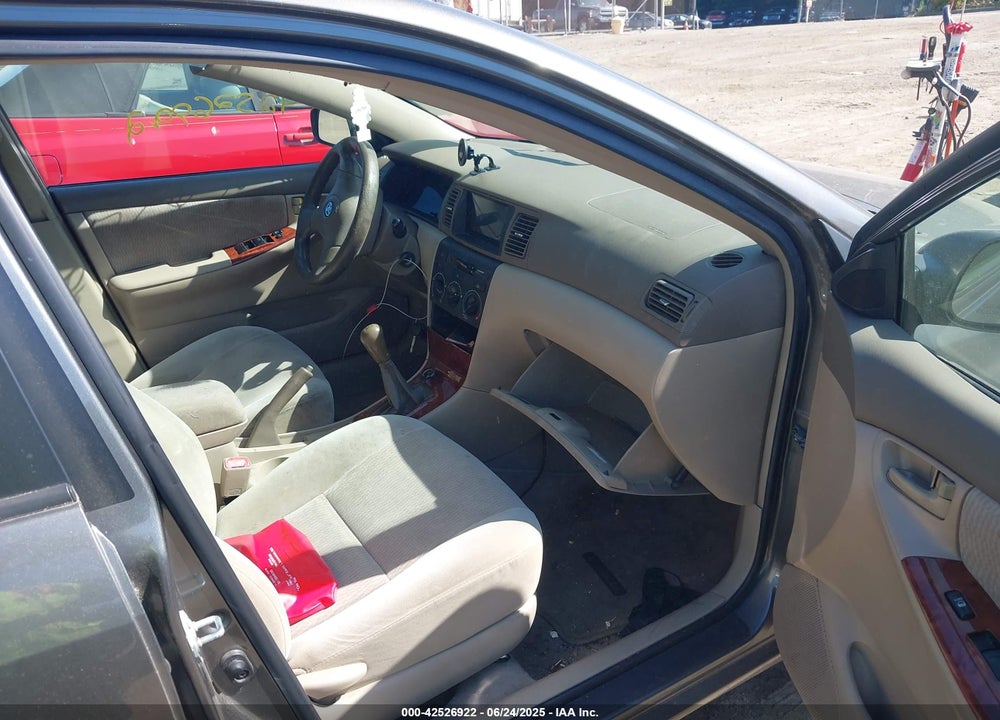 2008 TOYOTA COROLLA LE VIN: 2T1BR32E98C872249