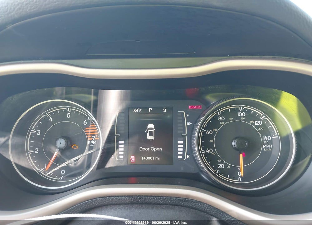2016 JEEP CHEROKEE VIN: 1C4PJLCB6GW347415