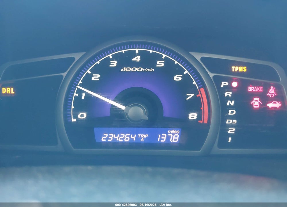 2009 HONDA CIVIC EX VIN: 2HGFA168X9H328353