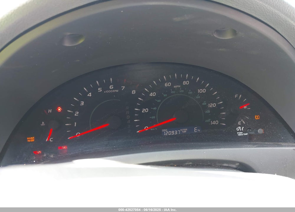 2009 TOYOTA CAMRY LE VIN: 4T1BE46K59U349683