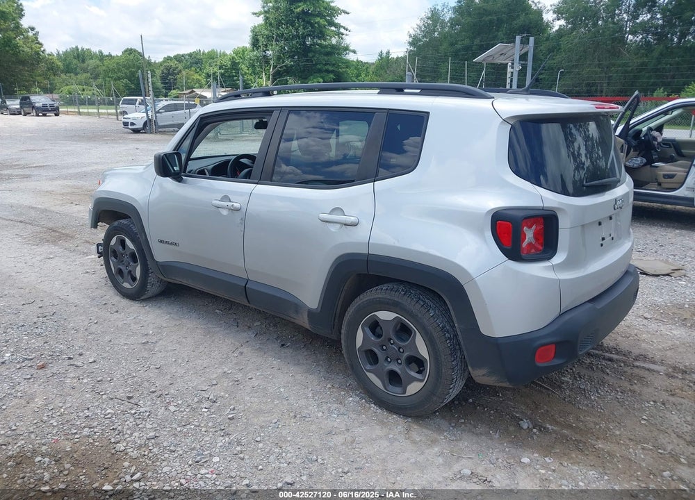 2016 JEEP RENEGADE SPORT VIN: ZACCJAAT4GPD73586