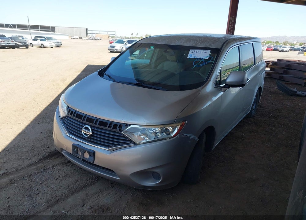 2012 NISSAN QUEST S VIN: JN8AE2KP4C9032918